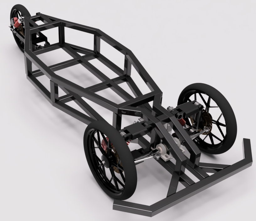Prototype Car Frame��݆܇�ױP�Y��3D�D�� iges��ʽ