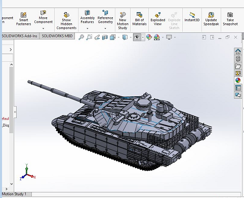 T90 Tank̹�˺���ģ��3D�D�� Solidworks�OӋ