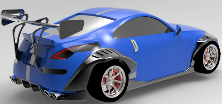 Nissan 350z��܇��܇ģ��3D�D�� Solidworks�OӋ