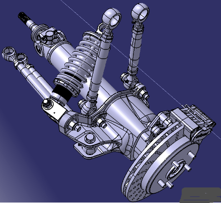 C5 Corvette Rear Suspension��ҼܑҒ� 3D�D�� STP��ʽ