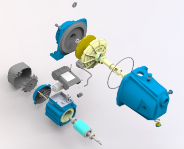 Aqua pumpˮ�ñ�ը�Dģ��3D�D�� STEP��ʽ