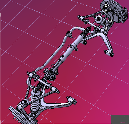 C3 Project Front Suspensionǰ�ҼܽY��3D�D�� STP��ʽ