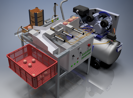 Automatic fruit sorter�Ԅ�ˮ���֒��C3D�D�� STP��ʽ