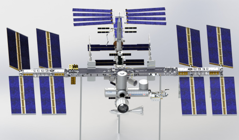 ���gվ̫��վģ��3D�D�� Solidworks�OӋ