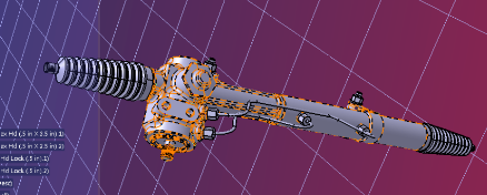 Steering Rack�X�l�D��3D��ģ�D�� STP��ʽ