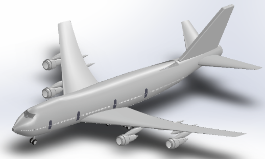 Bһ777���w�͙C�w�C����ģ��3D�D�� Solidworks�OӋ