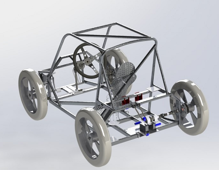 Prototype Car��݆����䓹�܇�Y��3D�D�� Solidworks�OӋ