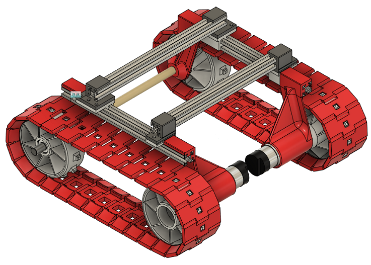 Track UGV�Ď�С܇�ױP3D�D�� STEP��ʽ