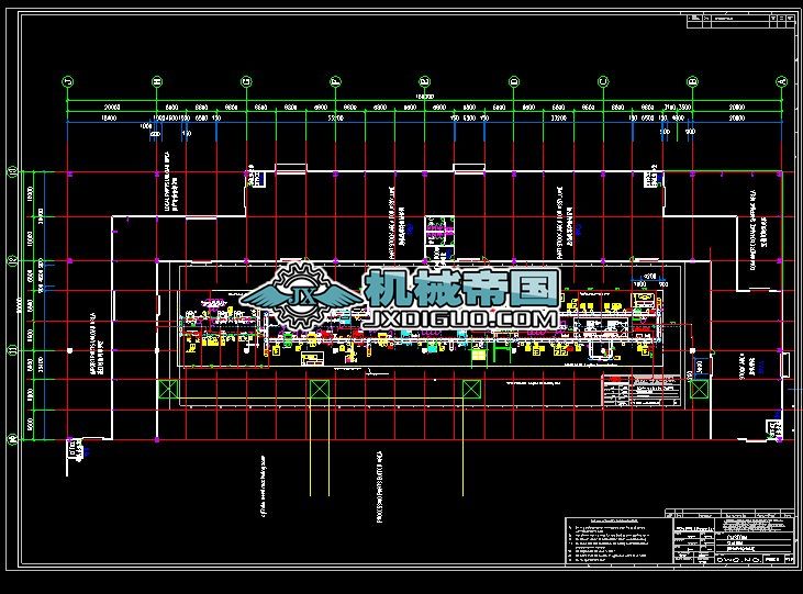 Assembly layout with steel
