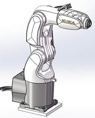 KUKA KR3 R450�C���˙Cе��3D��ģ�D�� STP��ʽ