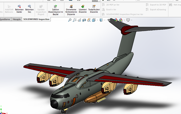 A400M�\ݔ�C����ģ��3D�D�� Solidworks�OӋ