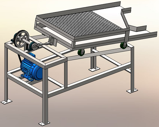 zaranda����(d��ng)�Y�Y(ji��)��(g��u)3D�D�� STEP��ʽ