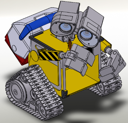 Wall E�����C����3Dģ�͈D�� Solidworks�OӋ