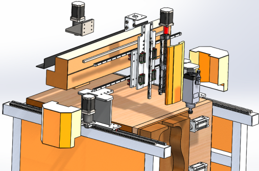 CNC ROUTER DUPLA MESA��(sh��)���ٴ�3D��(sh��)ģ�D�� SOLIDWORKS2019�O(sh��)Ӌ