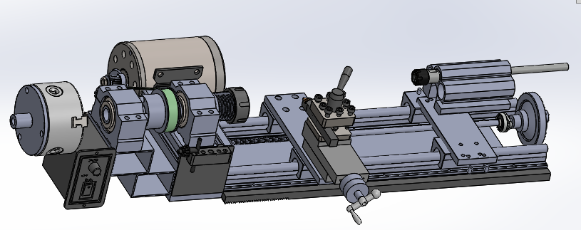 Mini Watchman latheС��܇���Y(ji��)��(g��u)3D�D�� STEP��ʽ