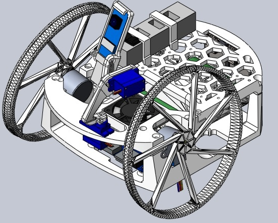 white wheel robot���̙C����С܇3D��(sh��)ģ�D�� Solidworks�OӋ