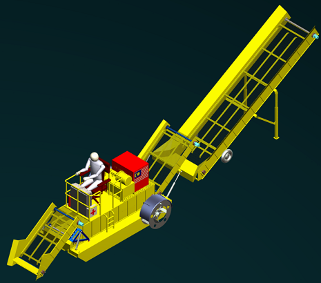 LAKE CLEANING MACHINE�����������C3D��(sh��)ģ�D�� STP IGS��ʽ