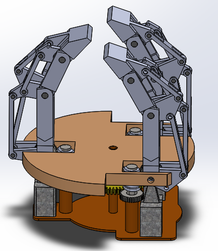 3-finger-gripper��ָ���m���A����3D��(sh��)ģ�D�� STEP��ʽ