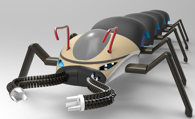 AntiPede�C�������x����3D��ģ�D�� STP��ʽ