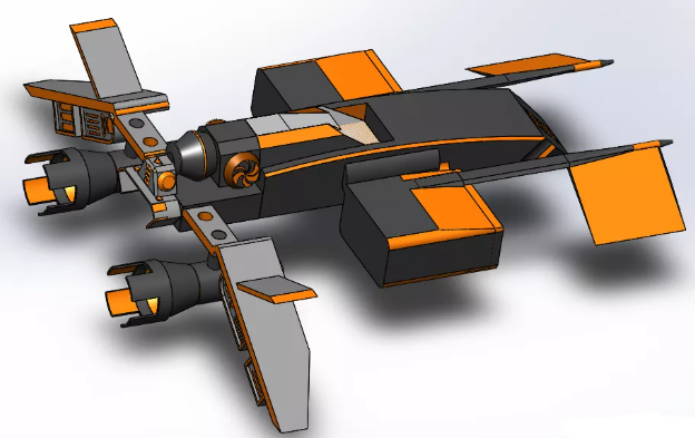 LodeStar Speeder�ƻ��w܇����3D�D�� Solidworks�OӋ
