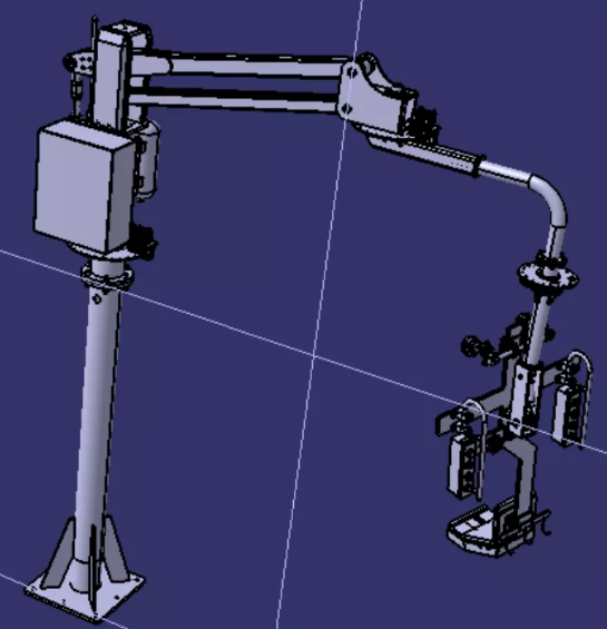 80x1200���������C(j��)е��3D��(sh��)ģ�D�� STEP��ʽ