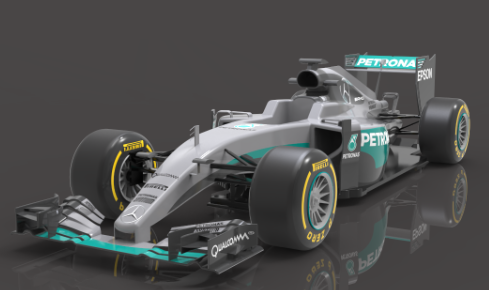 Mercedes W07 Hybrid F1����ʽِ܇3D��ģ�D�� Solidworks�OӋ ��IGS