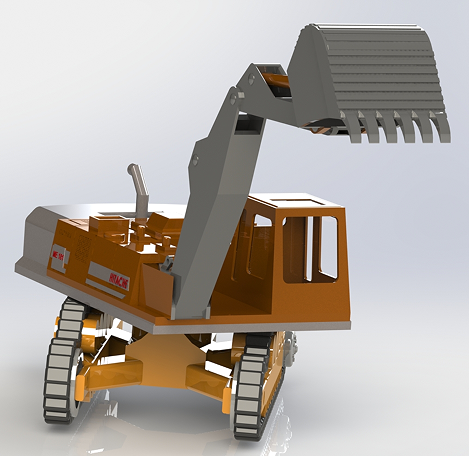 Excavator 3D model�Ď��ھ�C3D��ģ�D�� Solidworks�OӋ