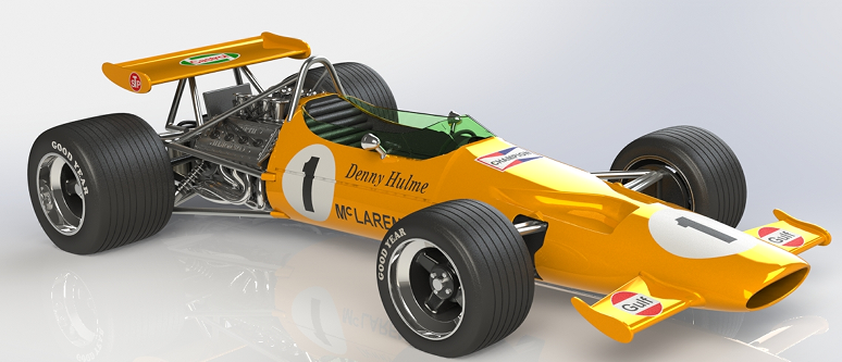 McLaren M7A����ʽِ܇ģ��3D��(sh��)ģ�D�� Solidworks�OӋ