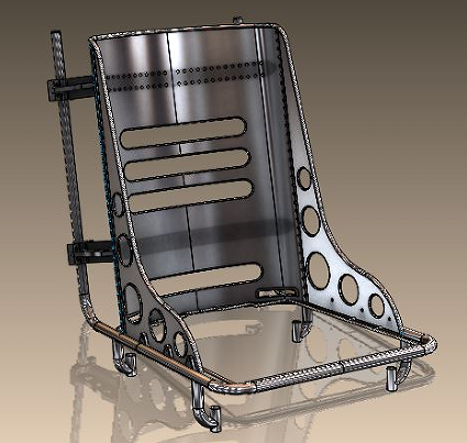 moal bomber seat���ο��3D��ģ�D�� Solidworks�OӋ ��STEP