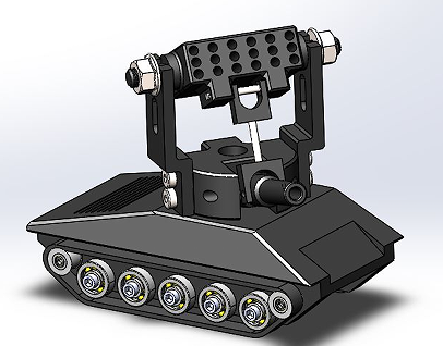 tankһmounted����̹������3D��(sh��)ģ�D�� Solidworks�O(sh��)Ӌ(j��) ��IGS