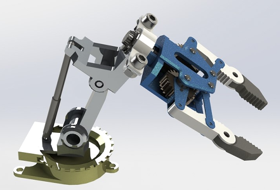 3���ɶ��ŷ�늙C�ӵ�צ�ΊA����3D��ģ�D�� Solidworks�OӋ