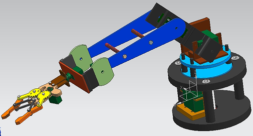 robotic arm 3d model�Cе�ۺ���ģ��3D�D�� STP��ʽ
