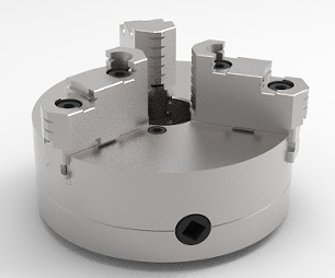 3-Jaw Scroll Chuck��צ���P3D��(sh��)ģ�D�� Solidworks�O(sh��)Ӌ(j��)