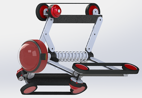 In-pipe Inspection Robot�ܵ��șz�y�C����3D��ģ�D�� STEP��ʽ