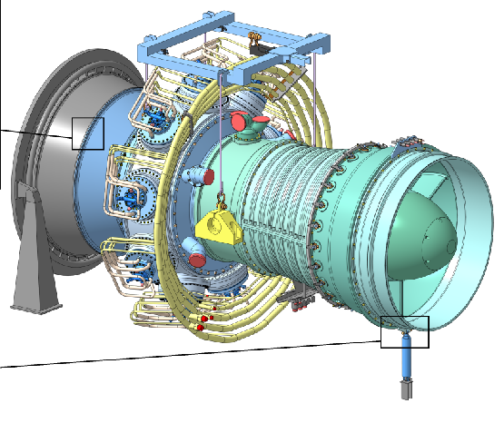 RB211 Gas turbineȼ?x��)�݆�C(j��)3D��(sh��)ģ�D�� STP��ʽ