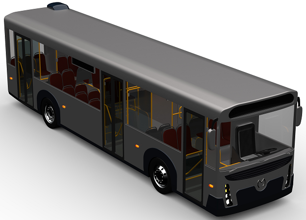 Retro Urban Bus��͹���܇3D��ģ�D�� STEP��ʽ