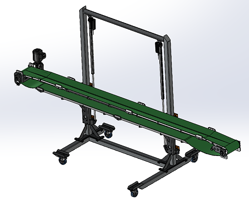 Transfer Conveyor�������C���Ă��͎�3D��ģ�D�� Solidworks2021�OӋ