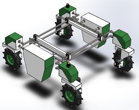 agriculture-robot�r�I�C����3D��ģ�D�� Solidworks�OӋ