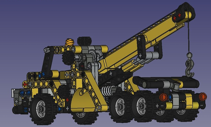 legoһ8067�����Ƅ����ؙCƴ�b���ģ��3D�D�� STEP��ʽ