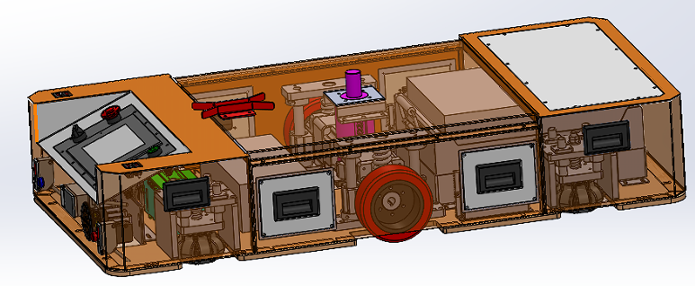 Automated Guided Vehicle�Ԅ�����܇AGVС܇3D�D�� Solidworks�OӋ ��x_t��ʽ