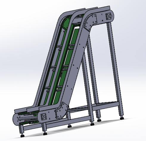 Railing Conveyor Frame��朙ڗUݔ�͙C3D��ģ�D�� STEP IGS��ʽ