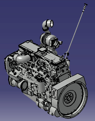 Cummins IS9003.30L�l�әC����3D��ģ�D�� STP��ʽ(1)