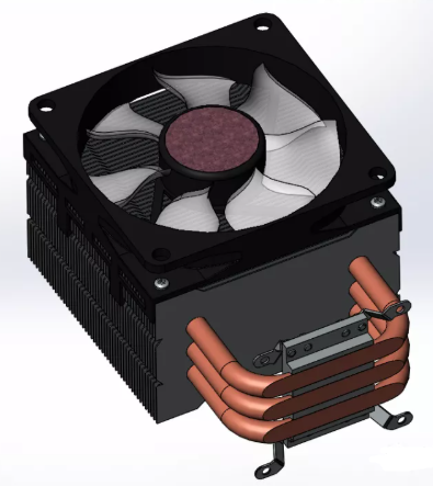 CoolerMaster Hyper TX3 Evo CPUɢ����3D�D�� Solidworks�OӋ(1)