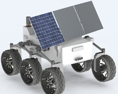 Chandran Heliostat Rover������̽�y܇3D��ģ�D�� IGS��ʽ