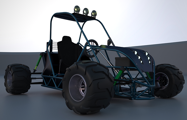 Dune Buggyɳ��܇䓹�܇ģ��3D�D�� STEP obj��ʽ