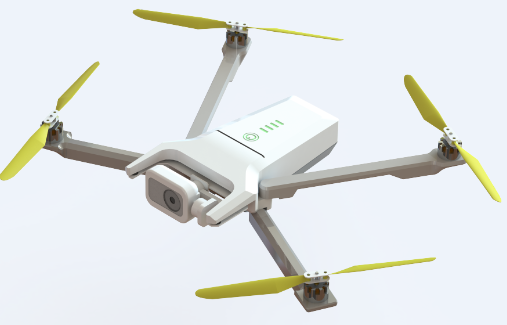 Folded Drone���ۯB�o�˙C����3D�D�� Solidworks�OӋ