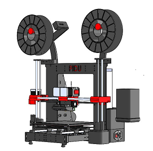 pidu 3D��ӡ�C�Y(ji��)��(g��u)3D��(sh��)ģ�D�� Solidworks�O(sh��)Ӌ ��STEP��ʽ