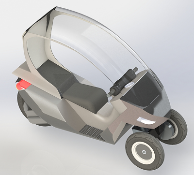 Tricycle��τ�����݆Ħ��܇����ģ��3D�D�� Solidworks�O(sh��)Ӌ
