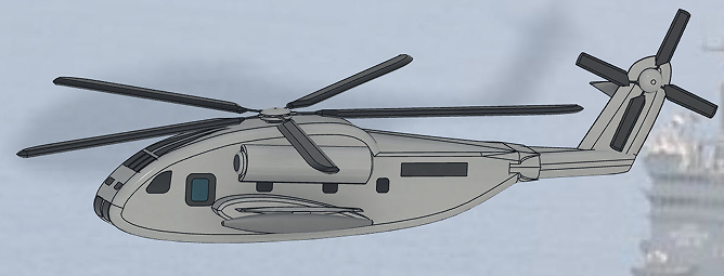 Sikorsky CHһ53�����\ݔֱ���C����3D�D�� STEP STL��ʽ