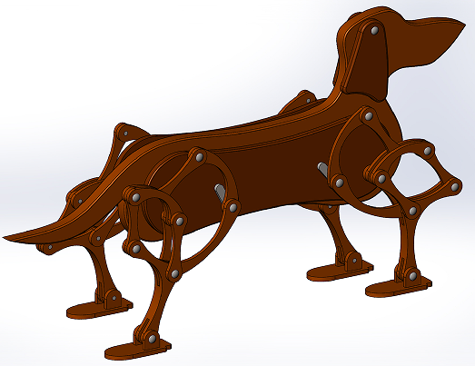 Dachshund�������ߙC��3D��ģ�D�� Solidworks�OӋ ��STEP